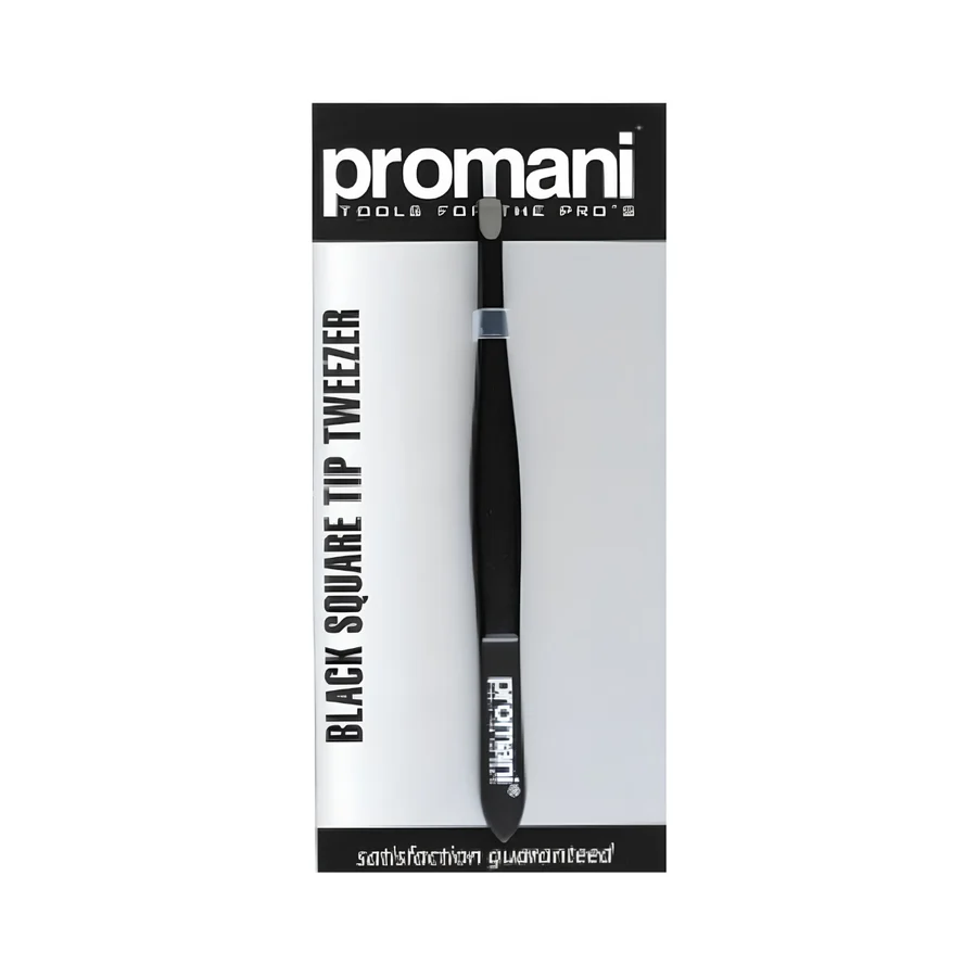 Promani Siyah Düz Uçlu Cımbız Pr-920