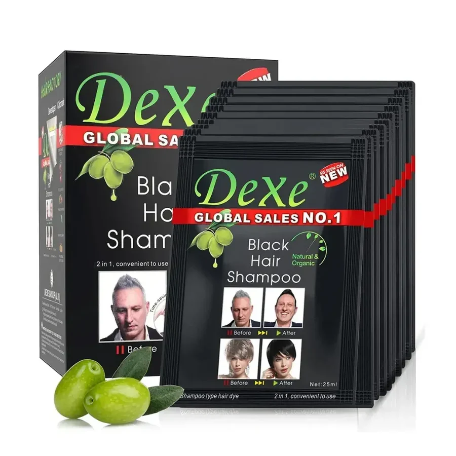 Dexe Saç Siyahlaştırıcı Şampuan Paket İçi 10 Adet